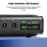 ДБЖ (Mini UPS) DC1036L для роутеров та інтернету 18650 4шт |  5В, 9В, 12В, АКБ  Samsung 18650 4шт - Зображення 4